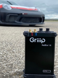 Die "Red Box" von Griiip ermglicht den direkten Zugriff auf Rohdaten aus der Fahrzeugelektronik - Quelle: Porsche